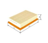 Filtro de aire Cartucho filtrante 1 457 433 095 BOSCH para MAZDA FORD FORD USA