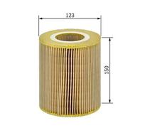Filtro de aire Cartucho filtrante 1 457 433 715 BOSCH para MERCEDES-BENZ CLASE A
