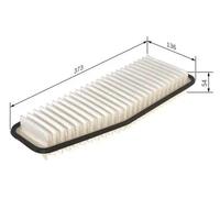 Filtro de aire Cartucho filtrante 1 987 429 163 BOSCH para TOYOTA RAV 4 II