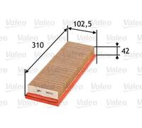 Filtro de aire Cartucho filtrante 585002 VALEO para NISSAN OPEL RENAULT