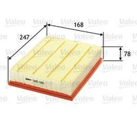 Filtro de aire Cartucho filtrante 585018 VALEO para BMW OPEL AUDI VW ALPINA
