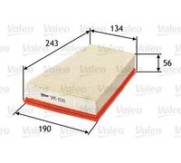 Filtro de aire Cartucho filtrante 585030 VALEO para RENAULT MERCEDES-BENZ NISSAN