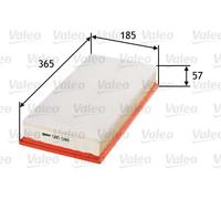 Filtro de aire Cartucho filtrante 585048 VALEO para MAZDA AUDI SKODA VW SEAT