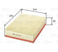 Filtro de aire Cartucho filtrante 585107 VALEO para VW TRANSPORTER T4 Autobús