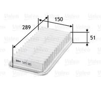 Filtro de aire Cartucho filtrante 585185 VALEO para TOYOTA SUBARU