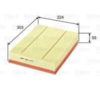 VALEO Filtro de aire (de coche) para LAND ROVER: Range Rover, Discovery (Ref: 585273)