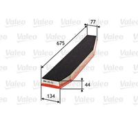 Filtro de aire Cartucho filtrante 585313 VALEO para BMW X3