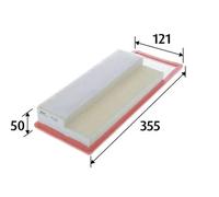 Filtro de aire Cartucho filtrante 585407 VALEO para FIAT CITROËN PEUGEOT LANCIA