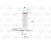 Filtro de aire Cartucho filtrante 585625 VALEO para BMW ALPINA LAND ROVER