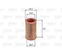 Filtro de aire Cartucho filtrante 585639 VALEO para FIAT ALFA ROMEO LANCIA