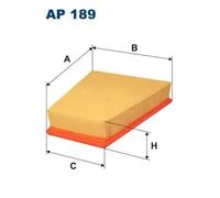 FILTRON AP 189 Filtro de aire - para AUTOMÓVILES + VEHÍCULOS DE TRANSPORTE