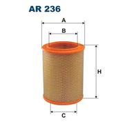 Filtro de aire Cartucho filtrante AR 236 FILTRON para RENAULT VOLVO DAF LOTUS