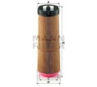 Filtro de aire Cartucho filtrante C 12 133/1 MANN-FILTER para MERCEDES-BENZ