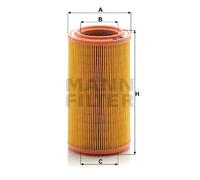 Filtro de aire Cartucho filtrante C 1286/1 MANN-FILTER para PEUGEOT CITROËN