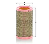 Filtro de aire Cartucho filtrante C 1380 MANN-FILTER para RENAULT CITROËN