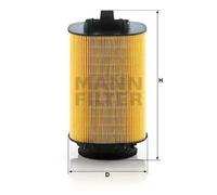 Filtro de aire Cartucho filtrante C 14 006 MANN-FILTER para MERCEDES-BENZ