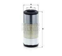 Filtro de aire Cartucho filtrante C 14 101 MANN-FILTER para JOHN DEERE CASE IH