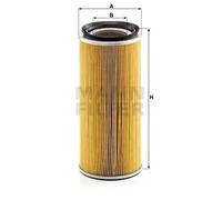 Filtro de aire Cartucho filtrante C 14 159 MANN-FILTER para NISSAN PATROL GR IV