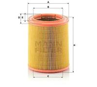 Filtro de aire Cartucho filtrante C 1472 MANN-FILTER para CITROËN PEUGEOT