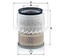 Filtro de aire Cartucho filtrante C 16 148 MANN-FILTER para MITSUBISHI PAJERO II