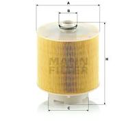 Filtro de aire Cartucho filtrante C 17 137/1 x MANN-FILTER para AUDI A6 C6 Avant