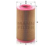 Filtro de aire Cartucho filtrante C 17 278 MANN-FILTER para PEUGEOT FIAT CITROËN
