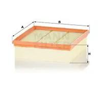 Filtro de aire Cartucho filtrante C 20 106/4 MANN-FILTER para OPEL CORSA E