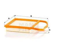 Filtro de aire Cartucho filtrante C 21 020 MANN-FILTER para MERCEDES-BENZ SL CLS