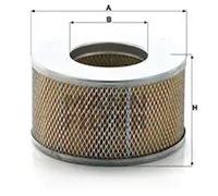 Filtro de aire Cartucho filtrante C 22 013 MANN-FILTER para TOYOTA