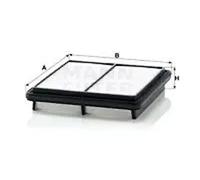 Filtro de aire Cartucho filtrante C 2229 MANN-FILTER para DAEWOO LANOS