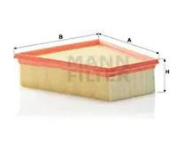 Filtro de aire Cartucho filtrante C 2295/3 MANN-FILTER para SKODA VW SEAT