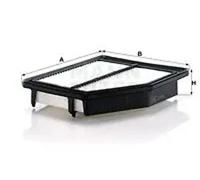 Filtro de aire Cartucho filtrante C 24 021 MANN-FILTER para HONDA CIVIC IX