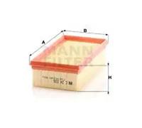 Filtro de aire Cartucho filtrante C 24 026 MANN-FILTER para PEUGEOT CITROËN DS