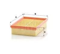 Filtro de aire Cartucho filtrante C 24 041 MANN-FILTER para FORD C-MAX II