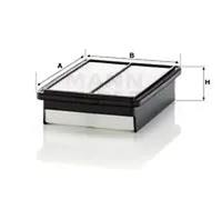 Filtro de aire Cartucho filtrante C 24 054 MANN-FILTER para HYUNDAI KIA
