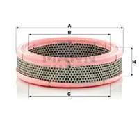 Filtro de aire Cartucho filtrante C 2443 MANN-FILTER para FIAT SEAT LANCIA FSO