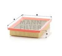 Filtro de aire Cartucho filtrante C 2571 MANN-FILTER para ALFA ROMEO LANCIA FIAT