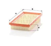Filtro de aire Cartucho filtrante C 26 027 MANN-FILTER para MITSUBISHI