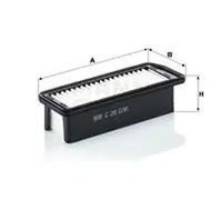 Filtro de aire Cartucho filtrante C 26 036 MANN-FILTER para SUZUKI CELERIO