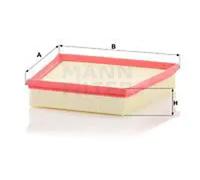 Filtro de aire Cartucho filtrante C 26 042 MANN-FILTER para JAGUAR LAND ROVER