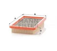 Filtro de aire Cartucho filtrante C 2666 MANN-FILTER para MAZDA FORD USA