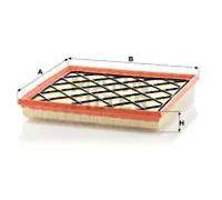 Filtro de aire Cartucho filtrante C 27 107 MANN-FILTER para OPEL CHEVROLET