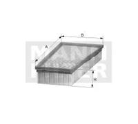 Filtro de aire Cartucho filtrante C 27 114 MANN-FILTER para BMW 3 Touring 3 1