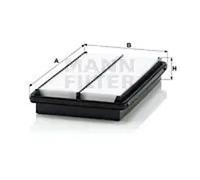 Filtro de aire Cartucho filtrante C 2726 MANN-FILTER para HONDA ACCORD VI