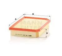 Filtro de aire Cartucho filtrante C 28 034 MANN-FILTER para MERCEDES-BENZ CLA