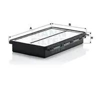 Filtro de aire Cartucho filtrante C 28 040 MANN-FILTER para HYUNDAI KIA