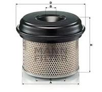 Filtro de aire Cartucho filtrante C 28 715 MANN-FILTER para MERCEDES-BENZ NG MK