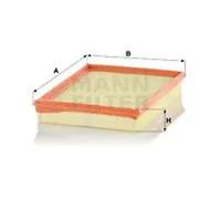 Filtro de aire Cartucho filtrante C 2880 MANN-FILTER para VW FOX Hatchback XL1