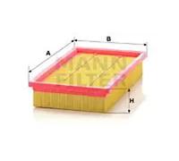 Filtro de aire Cartucho filtrante C 2892 MANN-FILTER para FIAT STILO STILO VAN