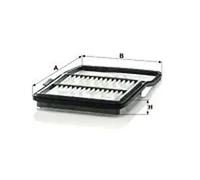 Filtro de aire Cartucho filtrante C 29 002 MANN-FILTER para TOYOTA